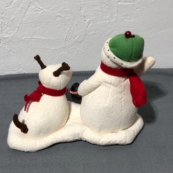 2004 Hallmark Jingle Pals Snowman With Dog “Snow What Fun” - Picture 3 of 9